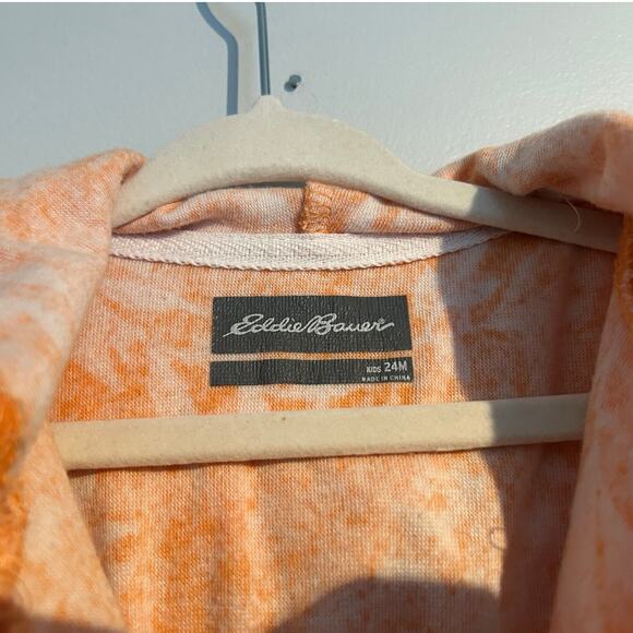 Eddie Bauer One-Piece Swimsuit & Terry Cover-Up Set, Orange, 24 Months - Picture 5 of 9